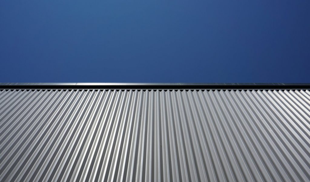 metal roof on a house
